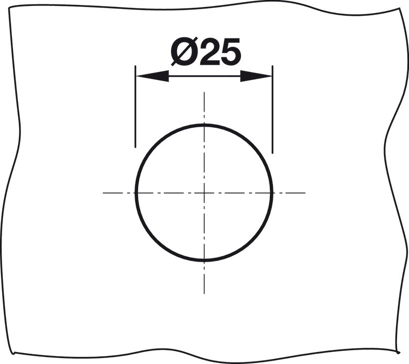 Glass Door Cam Lock, for Double Doors