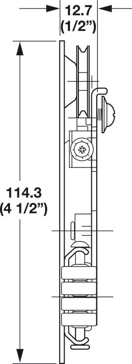 Pocket Door System, Häfele Slido F-Park 71 16A