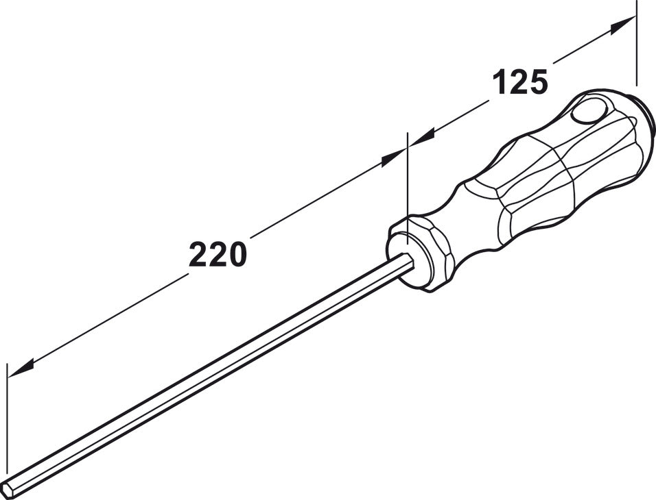 Extension Tool, for Häfele AXILO™ 78 adjusting tool