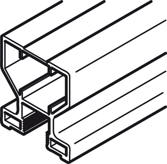 Vertical Frame Profile, for Slido R-Aluflex 80A