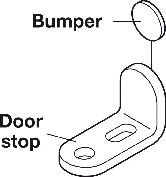 Door Stop, for Single Doors
