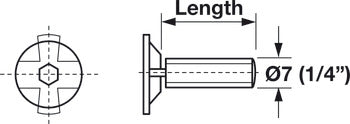 Arresting Pin, for Installation in Lockbar