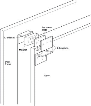 Magnetic Cabinet Lock, MCL1 Nano