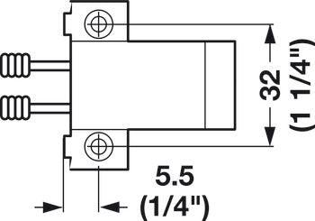 Adapter for SMOVE, Double Doors with Lip