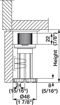 Adjustment Feet - Short Applications