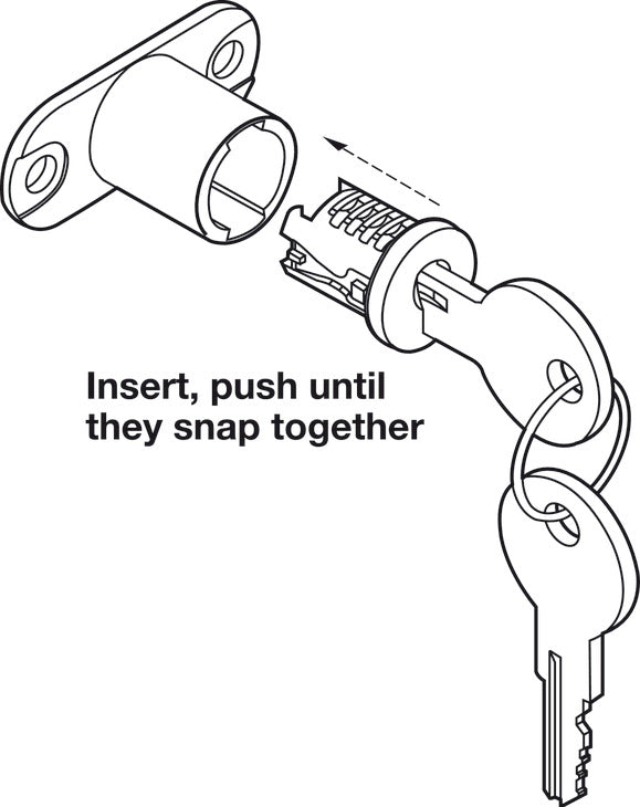 Central Locking System Body, without Denter Drawer