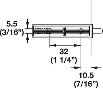 Adapter, for Frameless or Inset Doors without Lip