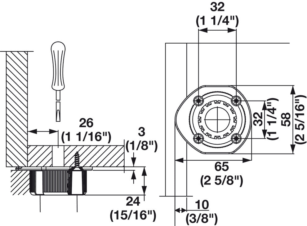 Mounting Socket