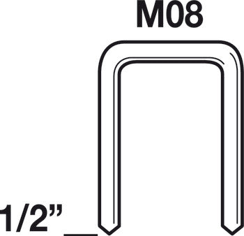 3/8" Crown Medium Wire Staple, 18 Gauge