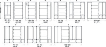 Cutlery Tray, Drawer Insert, Plastic