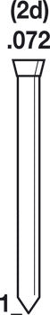 34° Angled Strip Finish Nail, 15 Gauge
