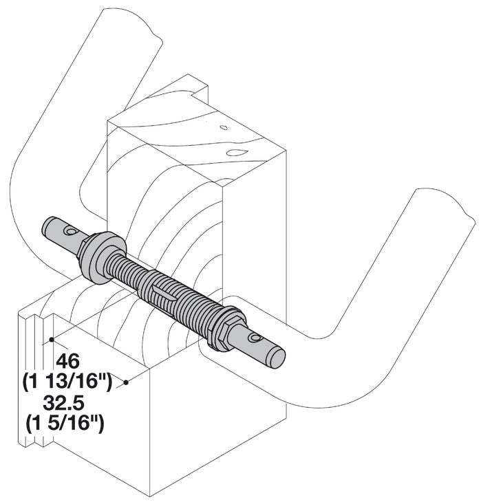 Fastener, Back to Back Mount