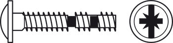 Decorative Hardware Screw, M4, Cut Off