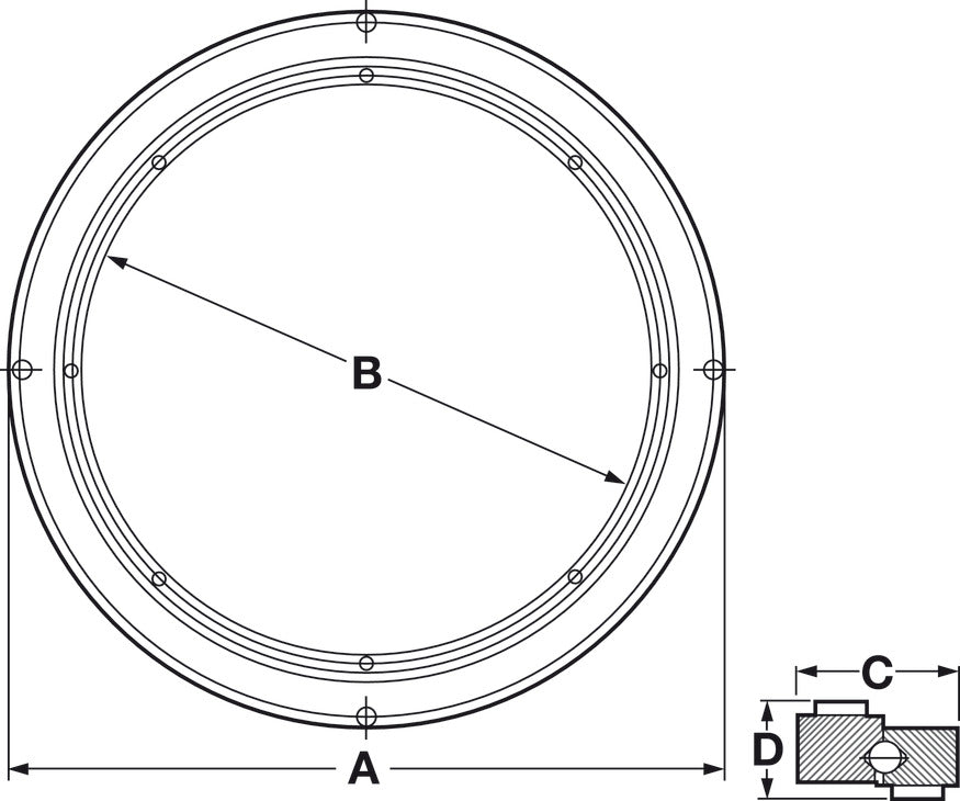 Turntable, Heavy Duty, Aluminum