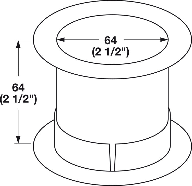 Plastic Liner, for Wire Closet Basket with Full Extension Slides