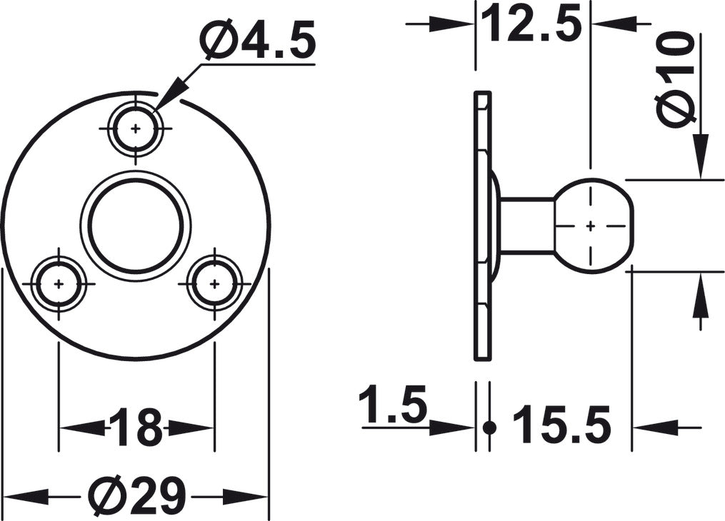 Gas Piston, for Wooden and Aluminum Framed Doors