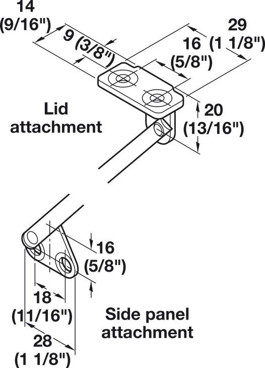 Lid Stay, Firmatop