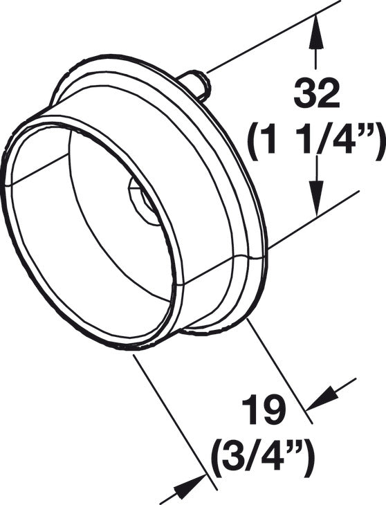 Round Wardrobe Tube with Supports, TAG Synergy Collection