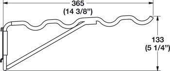 14" Utility Hook, TAG Omni Track®