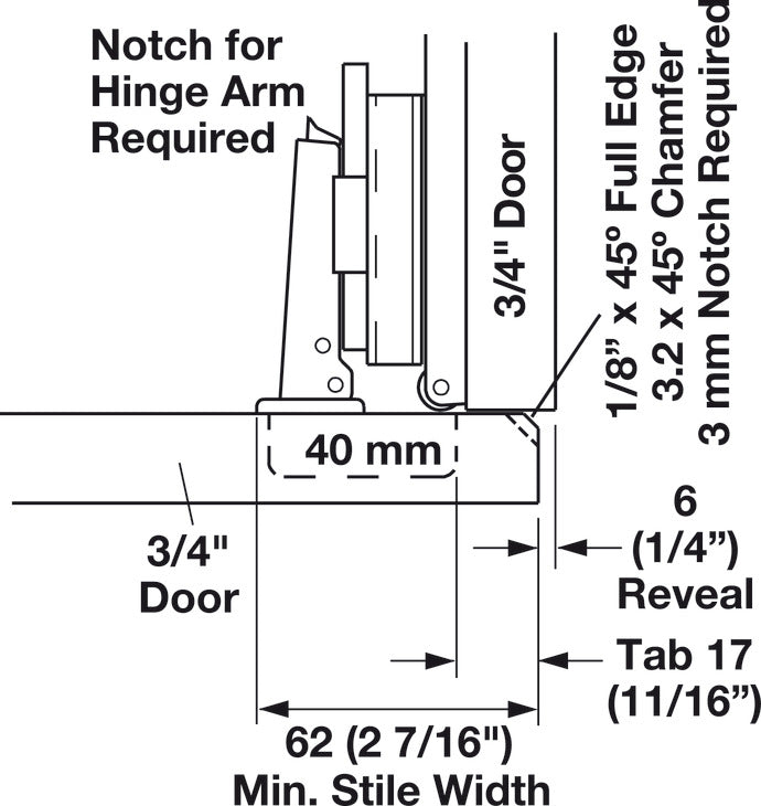 Pocket Door System, Accuride 1432 (Hinges not Included)