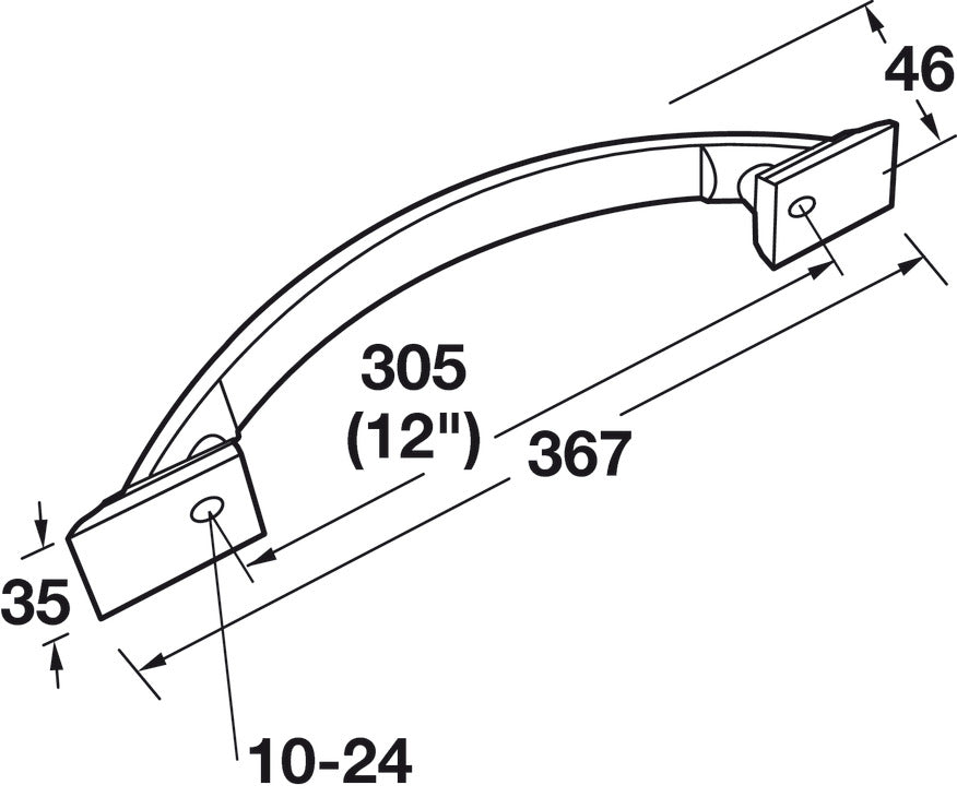 Handle, Zinc