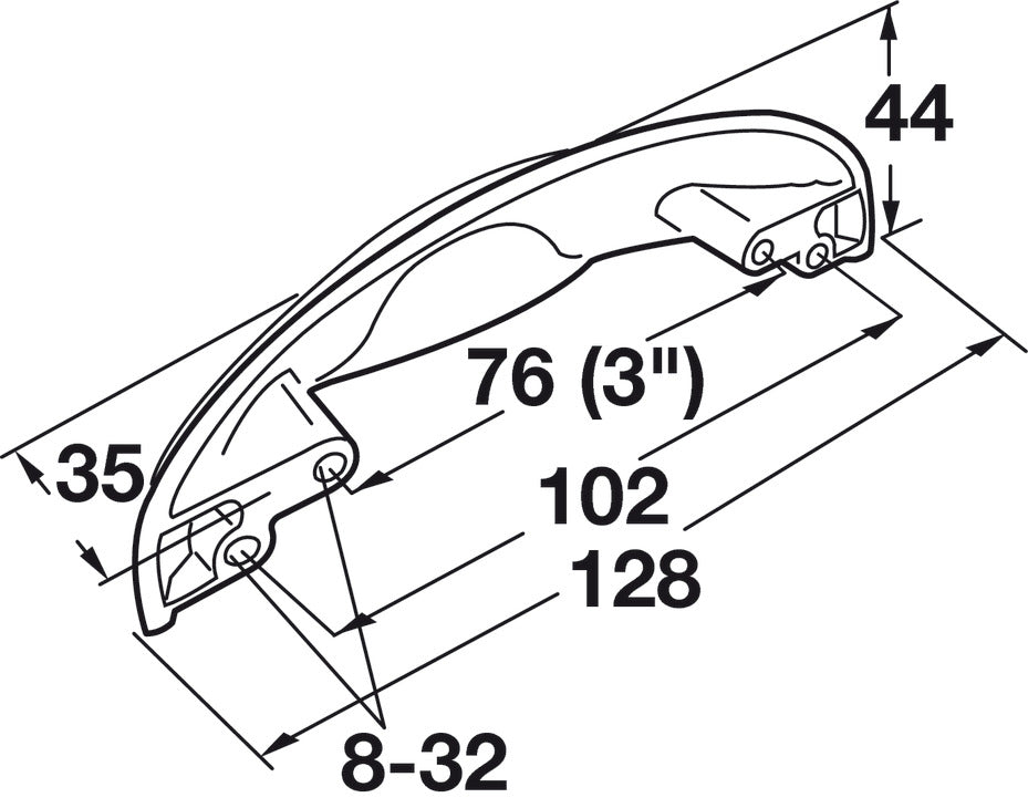 Handle, Zinc