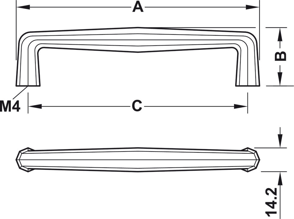 Handle, Zinc