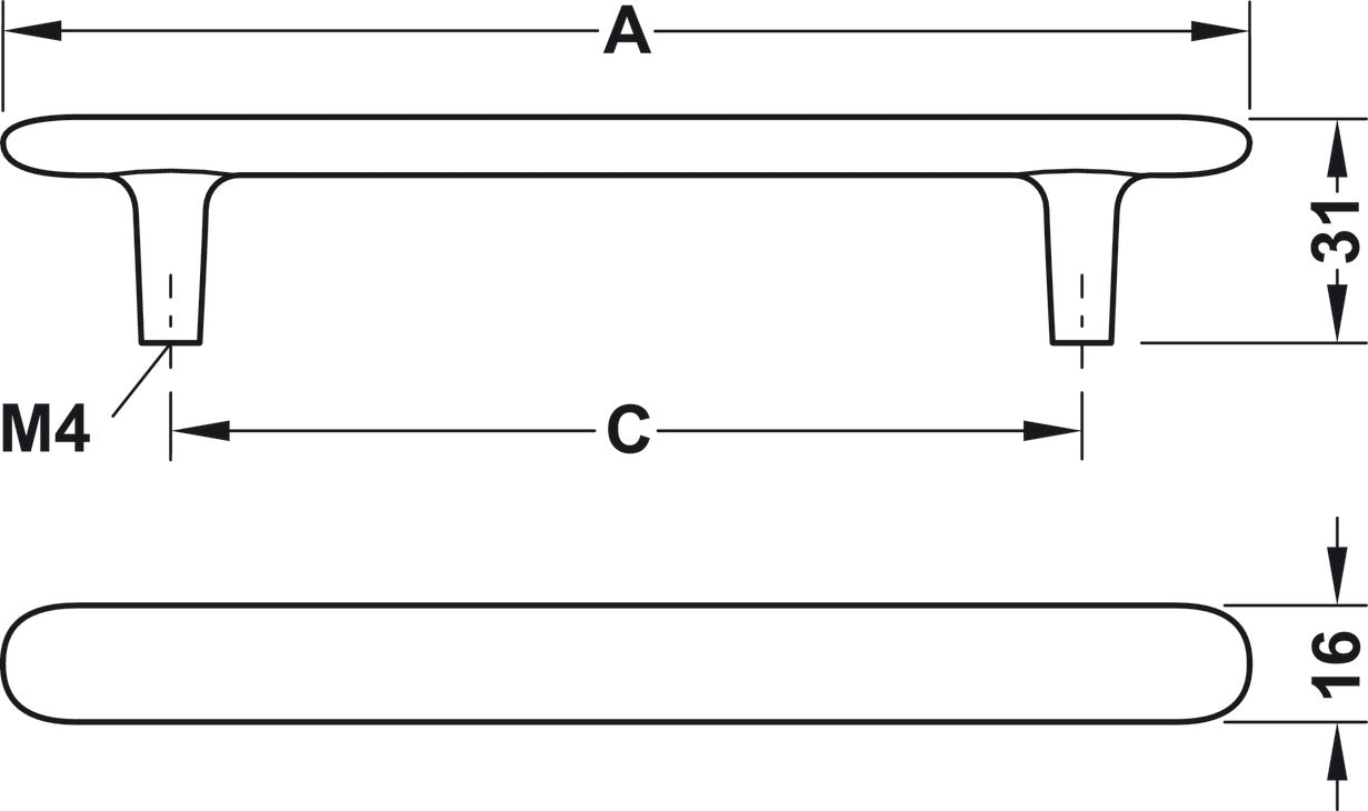 Handle, Zinc