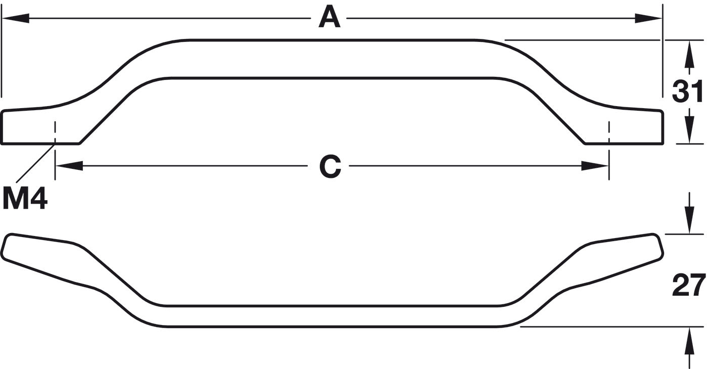 Handle, Zinc