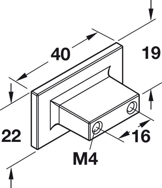 Handle, Zinc