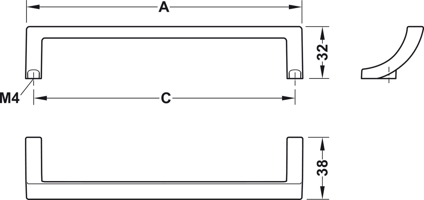 Handle, Zinc