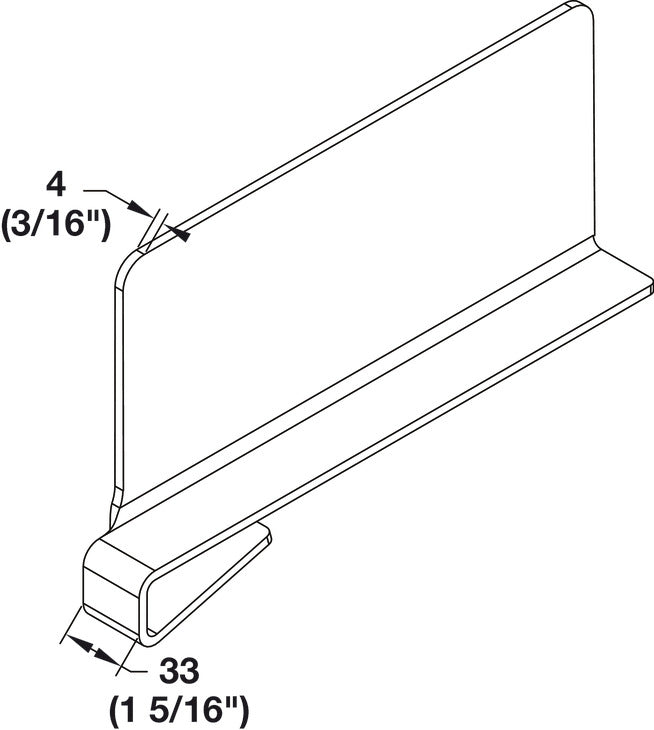 Shelf Dividers, Acrylic