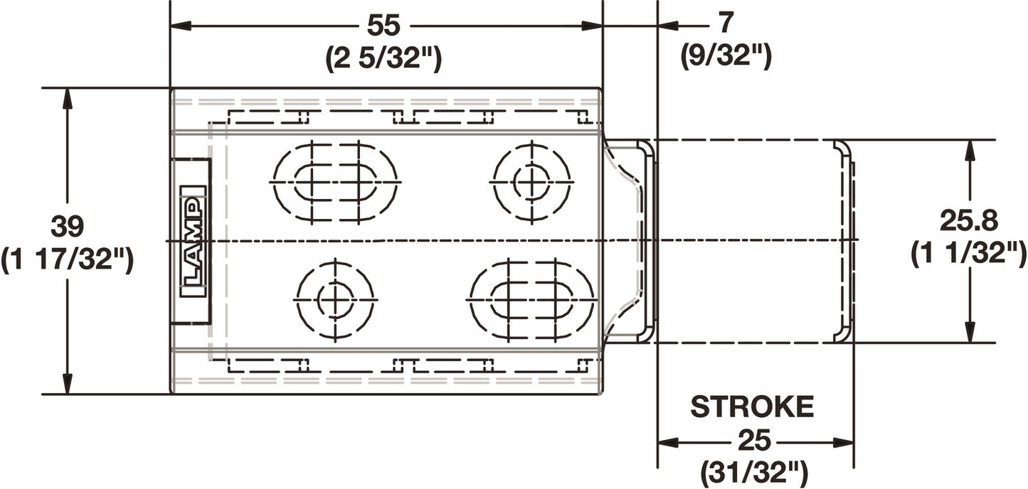 Heavy Duty Magnetic Push Latch