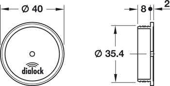 Antenna, FAN 200, Dialock