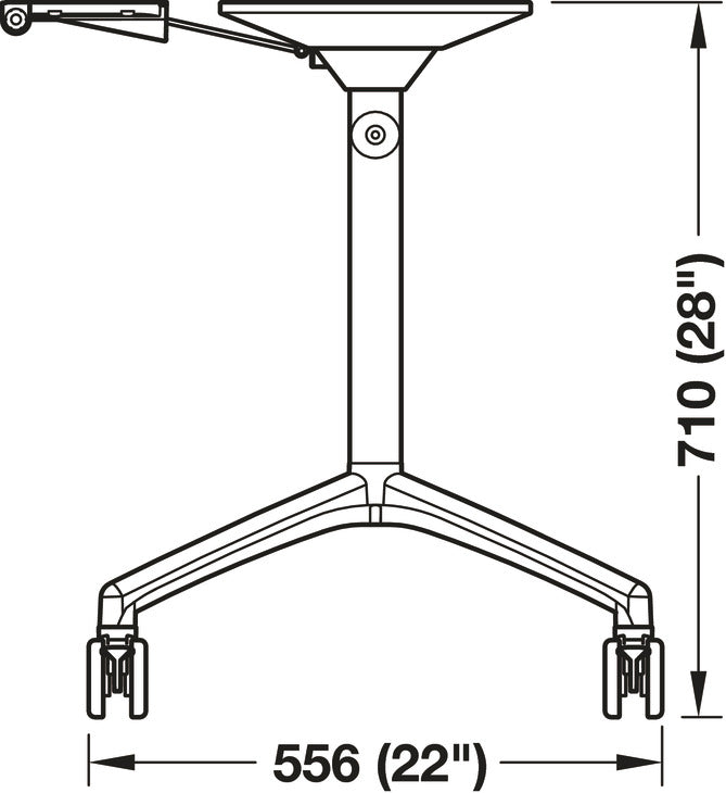 Vertical Tubes, Folding Table Legs