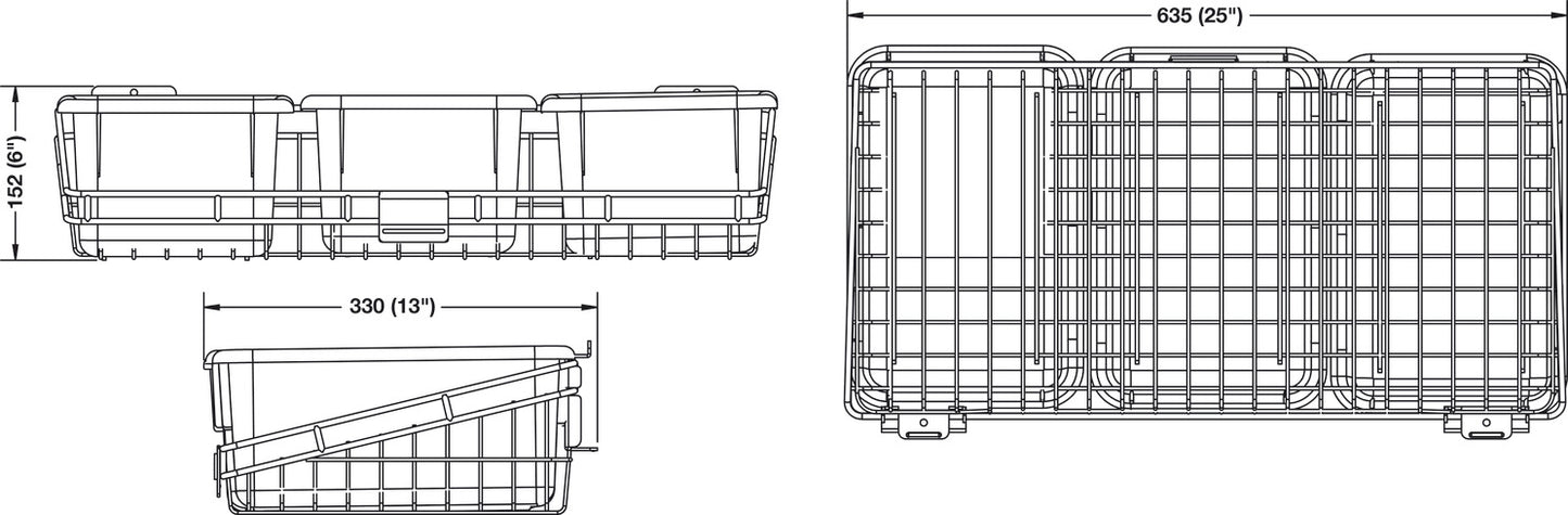 Basket-Mini Bin Kit, HandiSOLUTIONS
