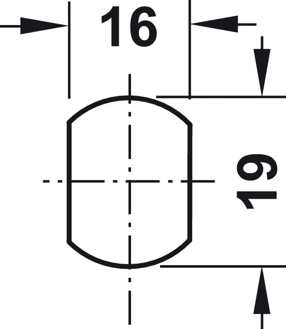 Cam lock, Nut Attachment, Straight Cam, Symo