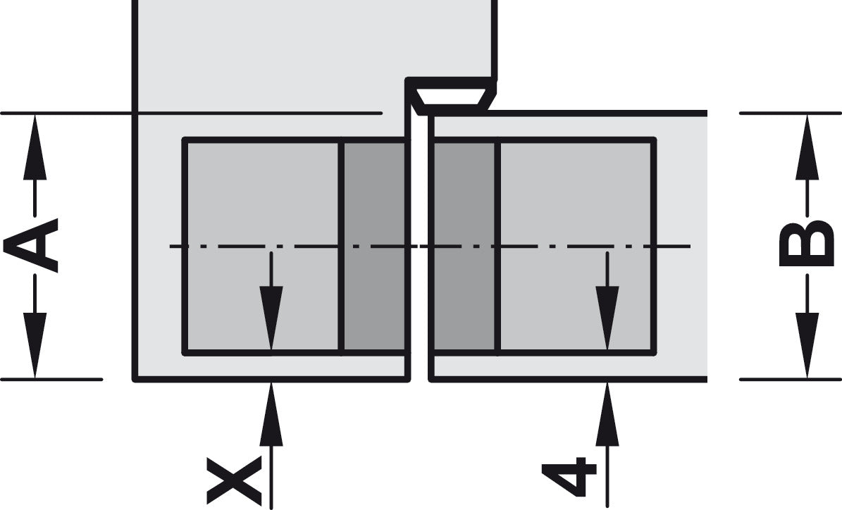 Concealed Hinge, TECTUS TE 540 3D