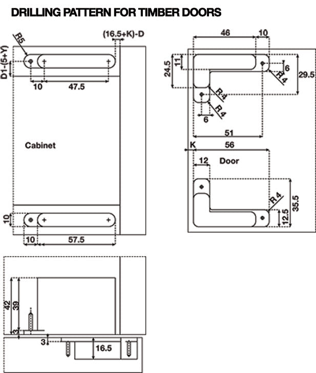 Hinge, Salice specialty,105° Air