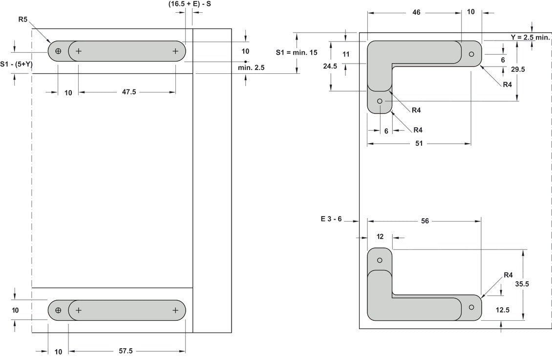Hinge, Salice specialty,105° Air