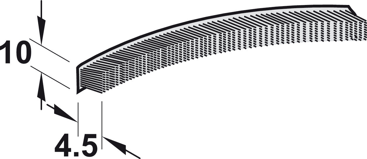 Brush Seal, Self-Adhesive