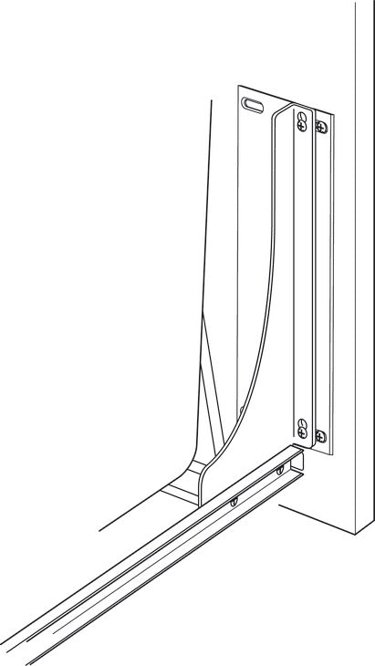 Optional Door Mount Bracket Kit, for KV Pull-Out Units