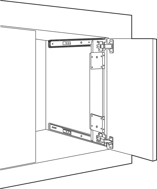 Pocket Door System, Accuride 123 (35 mm hinges included)