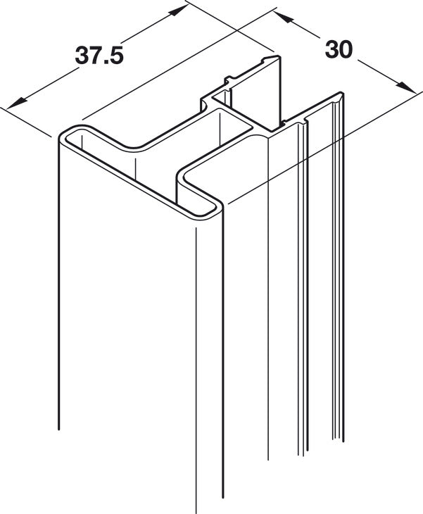 Handle Profile, Vertical