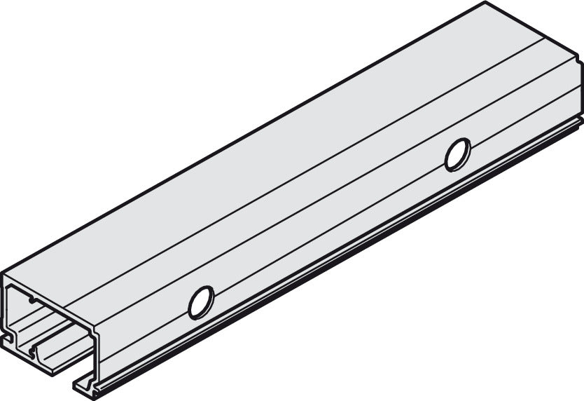 Running track, Pre-drilled, 47.5 x 31 mm (W x H)