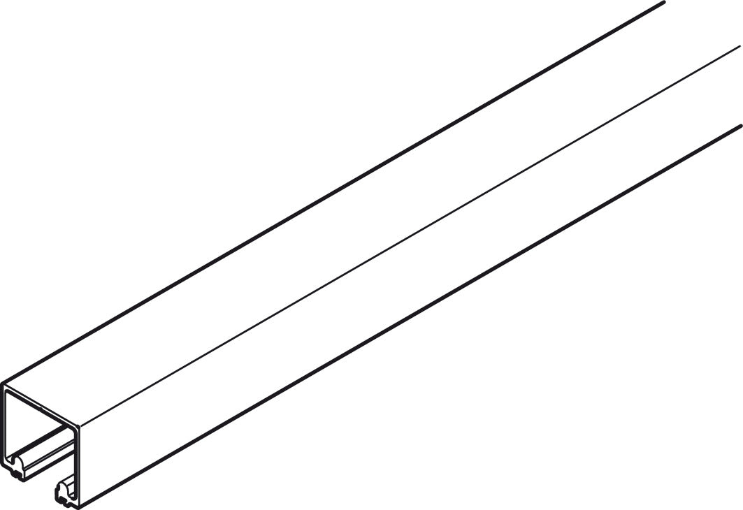 Lower Guide Channel, Polyproplene, Black