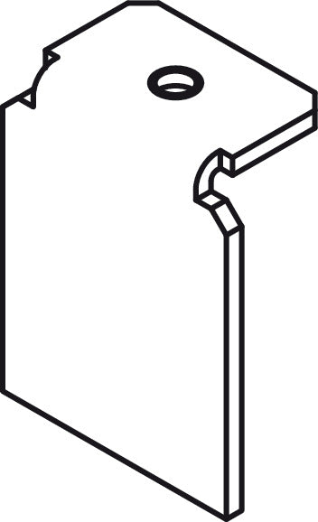End Bracket, for Silent Aluflex