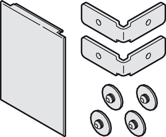 Panel piece set, One-Sided