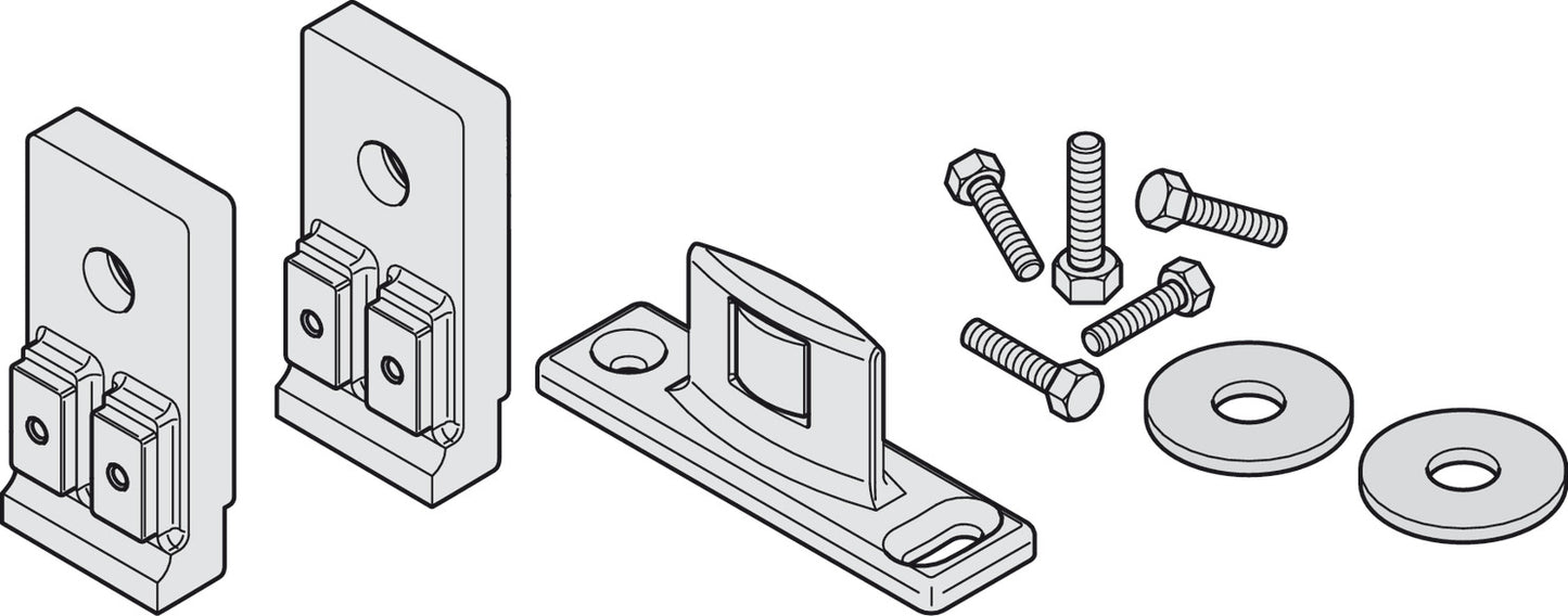 Stacking End Plate with Screws, for Hawa Divido 100