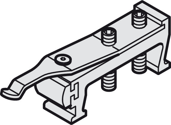 Track Stopper, With Adjustable Retention Inox-Type Nylon